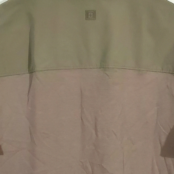 511 TACTICAL POLO SHIRT. MENS Sz:L LIKE NEW! TWO TONE. POCKET. SAMPLE STITCH. - Picture 9 of 11